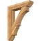 Ekena Millwork Balboa Slat Rough Sawn Bracket w/ Offset Brace, Western Red Cedar, 8"W x 36"D x 44"H BKT0806X36X44BOA06RWR - alternate 1